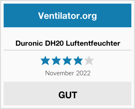  Duronic DH20 Luftentfeuchter Test