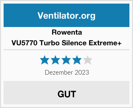 Rowenta VU5770 Turbo Silence Extreme+ Test