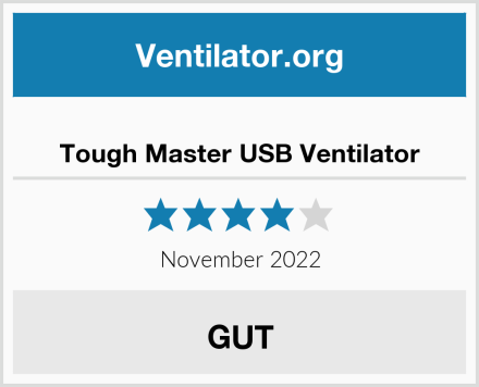  Tough Master USB Ventilator Test