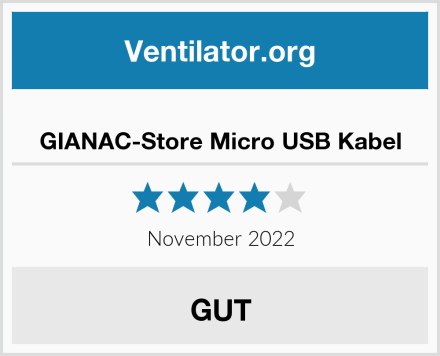  GIANAC-Store Micro USB Kabel Test