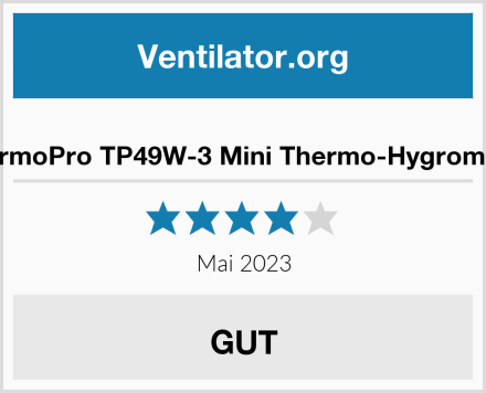  ThermoPro TP49W-3 Mini Thermo-Hygrometer Test