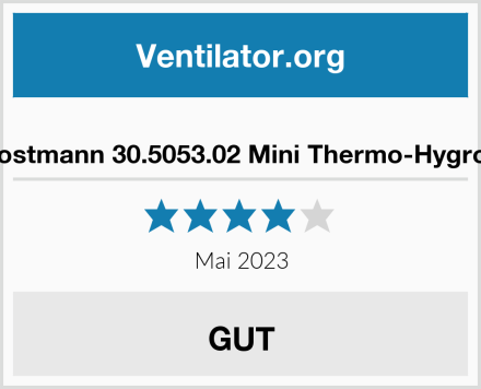  TFA Dostmann 30.5053.02 Mini Thermo-Hygrometer Test