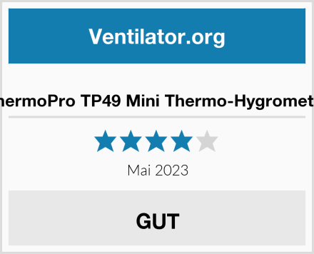  ThermoPro TP49 Mini Thermo-Hygrometer Test