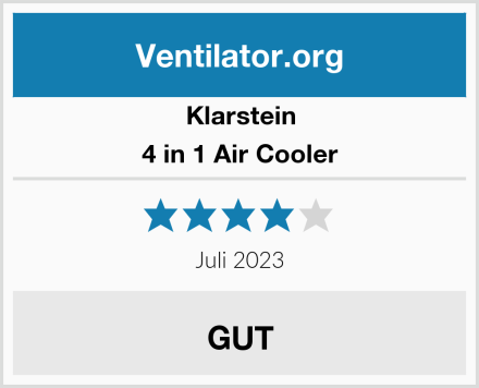 Klarstein 4 in 1 Air Cooler Test