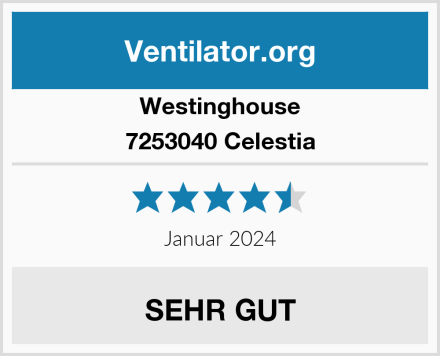 Westinghouse 7253040 Celestia Test