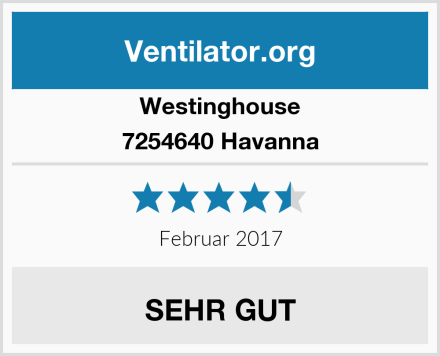 Westinghouse 7254640 Havanna Test