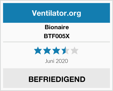Bionaire BTF005X Test