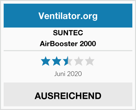SUNTEC AirBooster 2000 Test