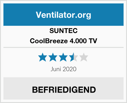 SUNTEC CoolBreeze 4.000 TV Test