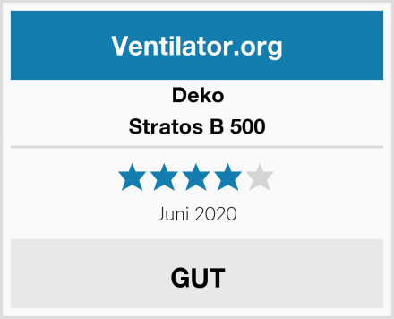 Deko Stratos B 500 Test