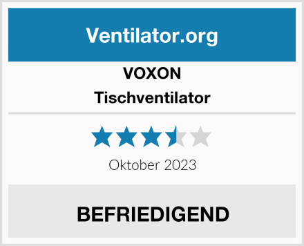VOXON Tischventilator Test