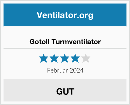  Gotoll Turmventilator Test