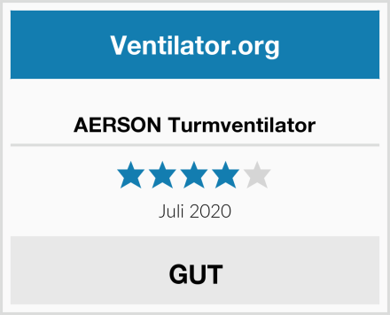  AERSON Turmventilator Test