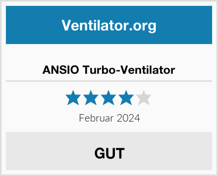  ANSIO Turbo-Ventilator Test
