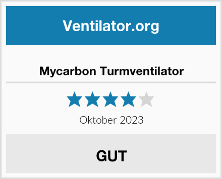  Mycarbon Turmventilator Test