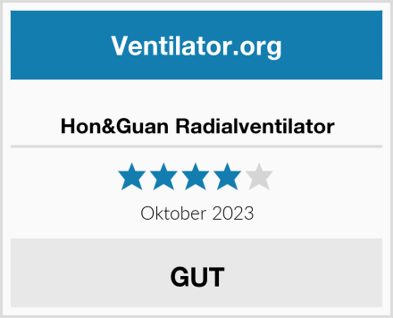  Hon&Guan Radialventilator Test