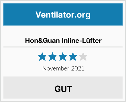  Hon&Guan Inline-Lüfter Test