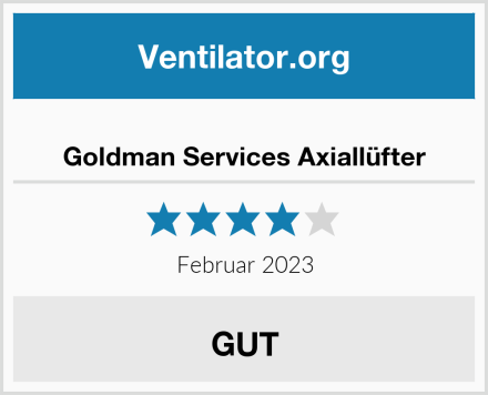  Goldman Services Axiallüfter Test