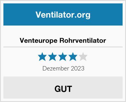  Venteurope Rohrventilator Test