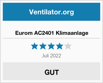  Eurom AC2401 Klimaanlage Test