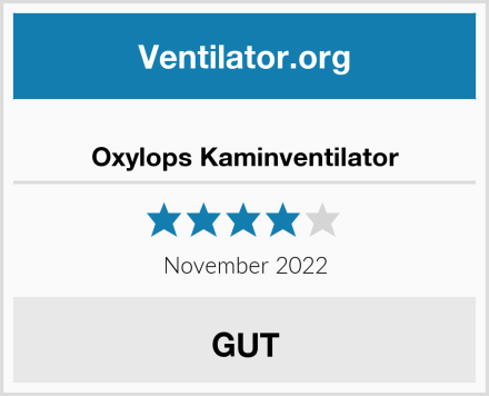  Oxylops Kaminventilator Test
